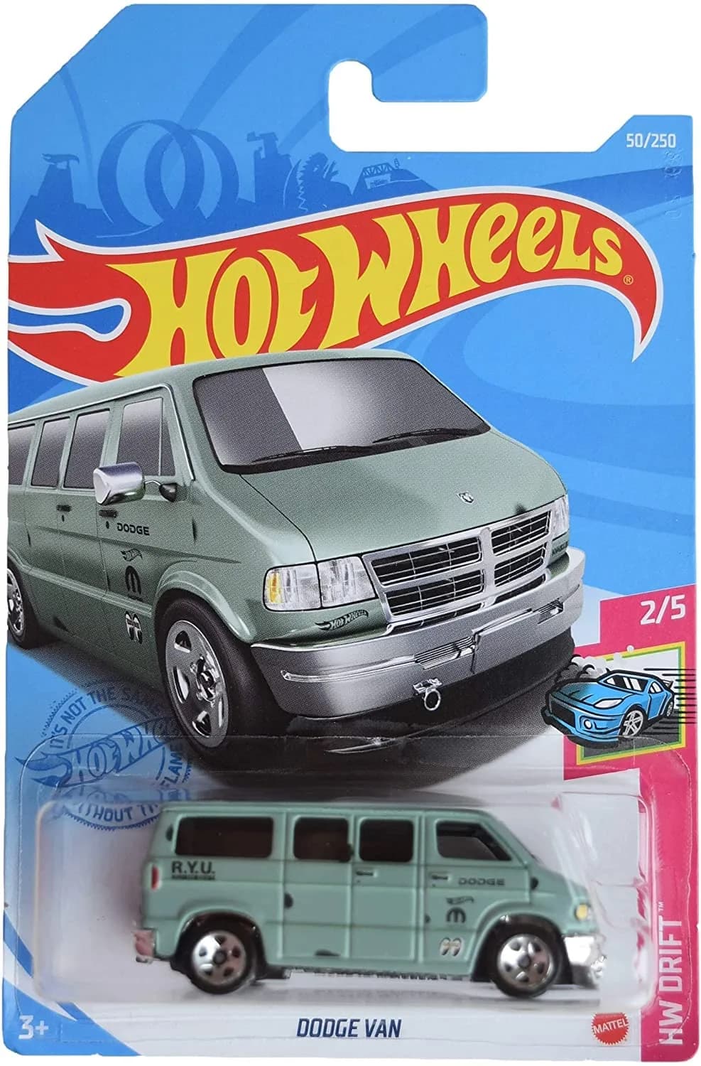 Hot Wheels Dodge Van 1:64 Scale | Metal Die Cast Toy Vehicle for Kids 3-6