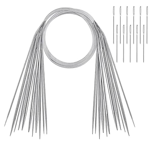Coowayze Circular Knitting Needles Set, Stainless Steel 32 Inch (80 cm) | 11 Sizes 1.5-5mm Magic Loop thumbnail 1
