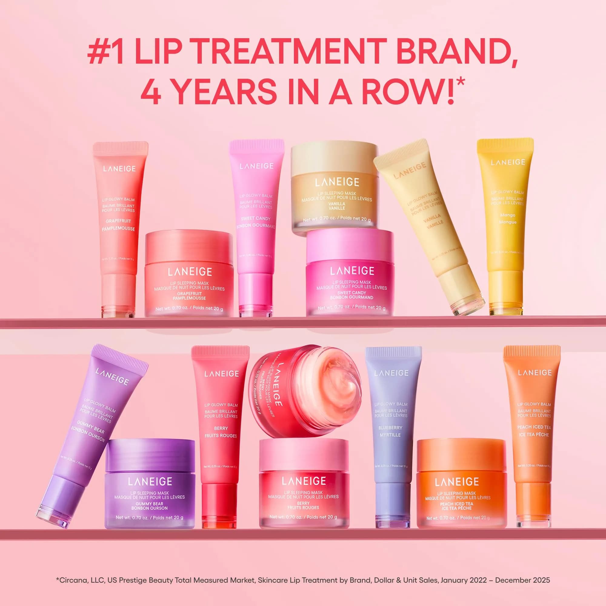 LANEIGE Lip Glowy Balm Berry Gummy Bear 10ml (0.35 Fl Oz) | Hydrating Tinted Lip Treatment - view 9