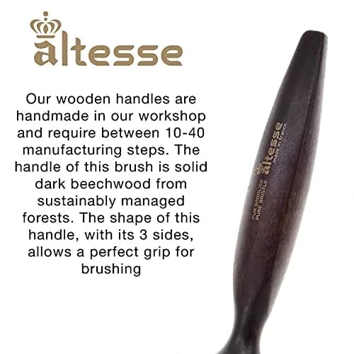 Altesse 1210P Boar Bristle Round Brush 45mm | Handmade French Styling Tool for Women & Men thumbnail 4