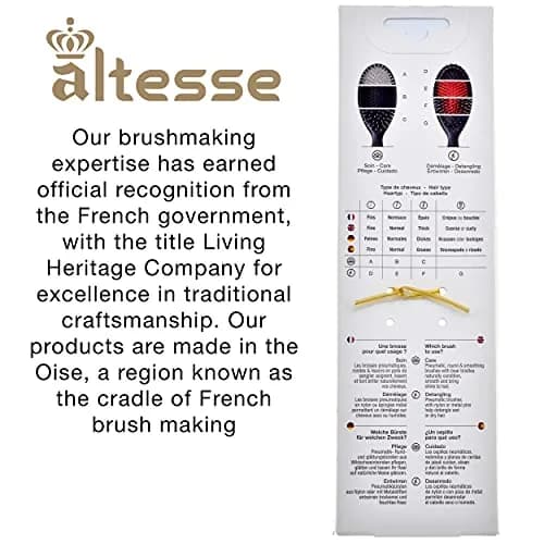 Altesse 1210P Boar Bristle Round Brush 45mm | Handmade French Styling Tool for Women & Men thumbnail 7