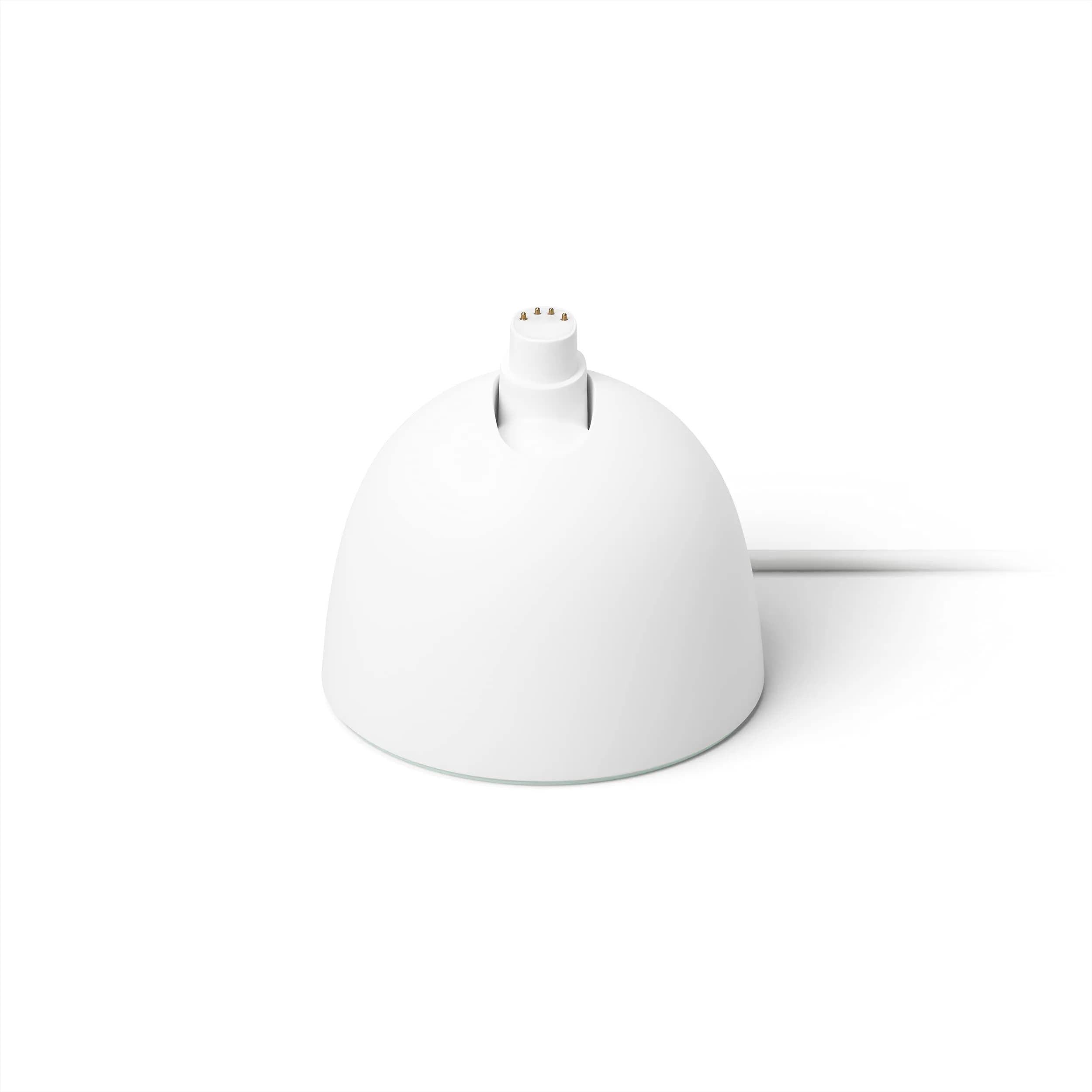 Google Nest Cam Stand - Wired Tabletop Mount for Nest Cam (Battery) - Snow | Secure, Easy Charging — Snow white