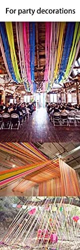 Nucucina Flagging Tape Assorted Colors | Non-Adhesive Waterproof PVC Marking Roll 1.2"x150' for Outdoor & Indoor Use thumbnail 5