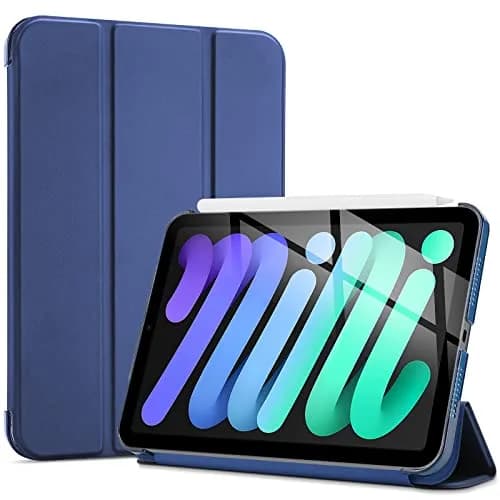 ProCase Smart Case for iPad mini 7 A17 Pro 2024/Mini 6 2021 8.3" - Navy | Slim, Protective & Supports Apple Pencil thumbnail 1