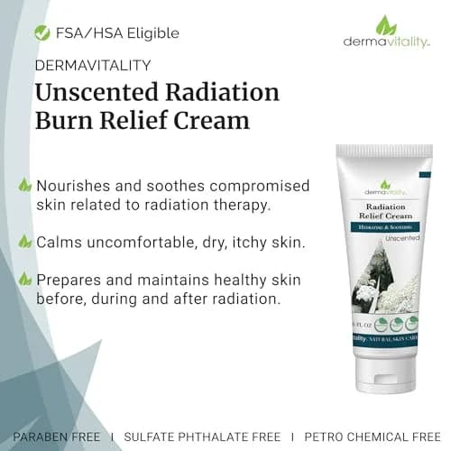 UltimateVitality Radiation Burn Relief Cream 177ml (6 oz) | Natural Calendula Formula for Radiation Patients thumbnail 4
