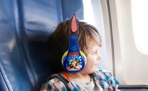 eKids PAW Patrol Chase Bluetooth Headphones for Kids | Kid-Friendly Stereo Sound thumbnail 4