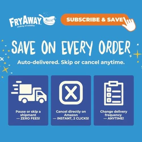 FryAway Super Fry Cooking Oil Solidifier | Plant-Based Oil Hardener for Kitchen Grease Disposal thumbnail 9