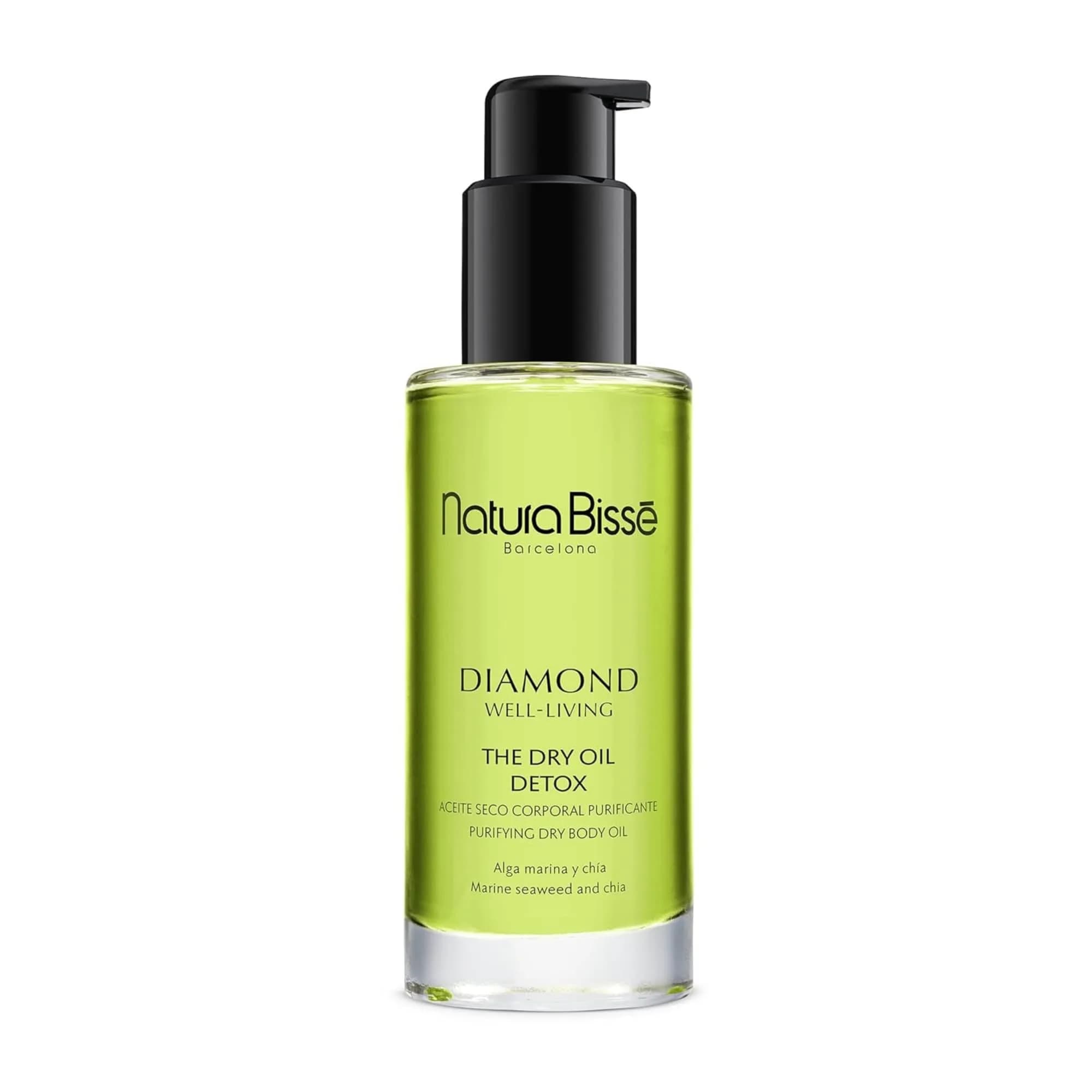 Natura Bissé Diamond Well-Living The Dry Oil Detox - Seaweed, Chia Body Oil 3.5 Fl Oz | Hydrates & Purifies Skin