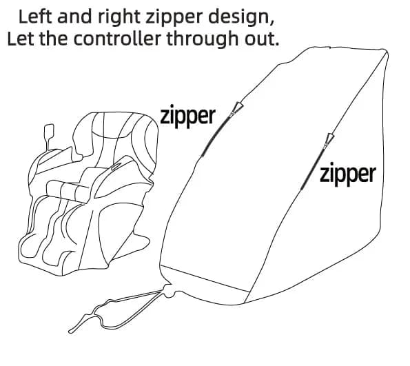 TONINT Massage Chair Cover XL Protector 160x101x140cm | Waterproof & Dustproof Full Body Cover thumbnail 4