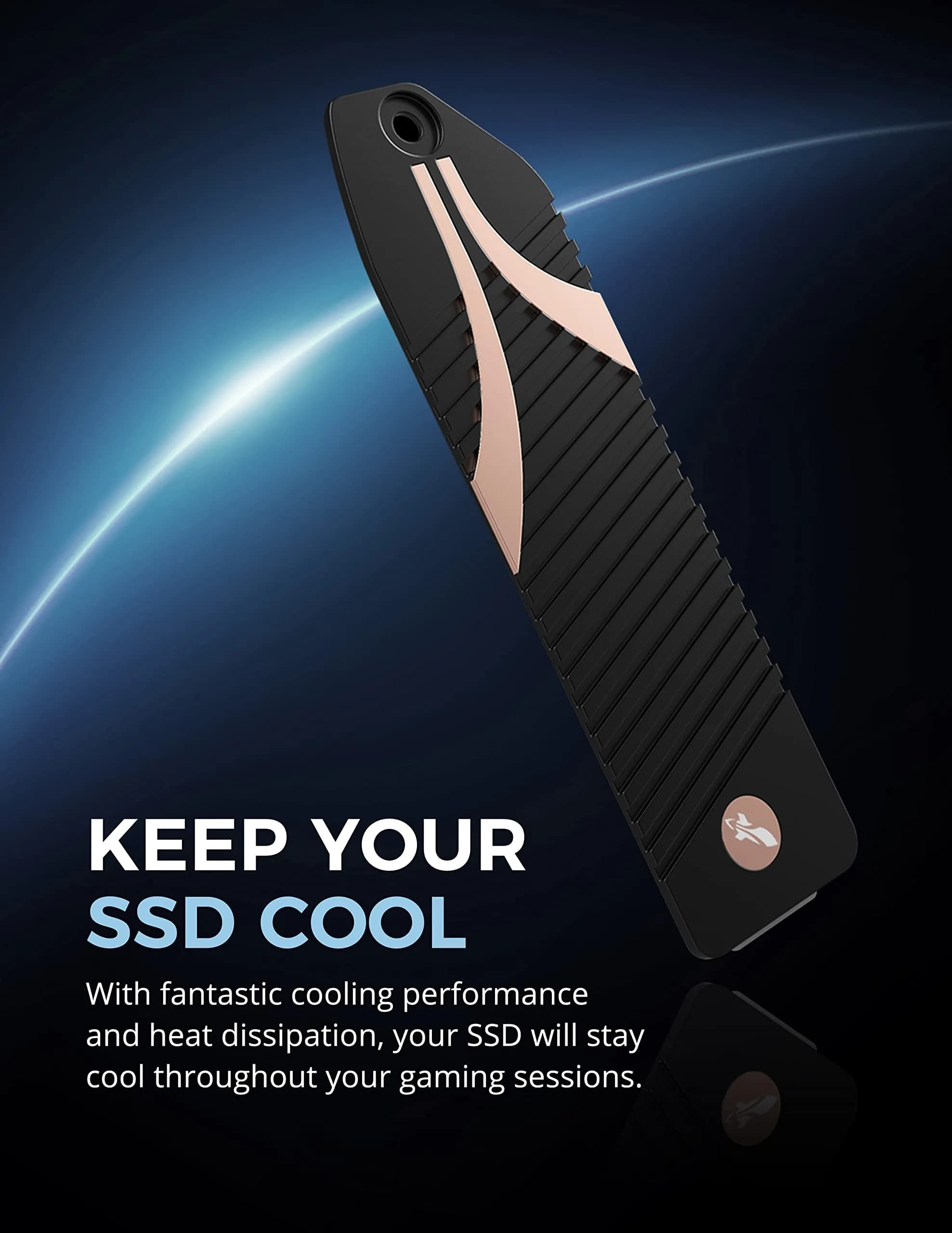 SABRENT M.2 NVMe PS5 Heatsink (SB-PSHS) | High-Performance Cooling for PS5 SSD Expansion - view 5
