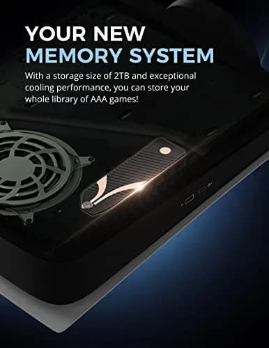 SABRENT M.2 NVMe PS5 Heatsink (SB-PSHS) | High-Performance Cooling for PS5 SSD Expansion thumbnail 6