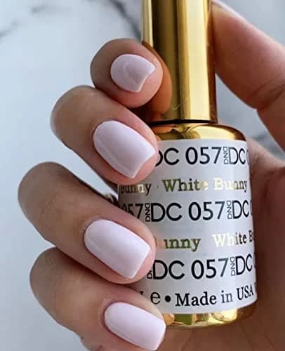 DAISY DND 0.5 Fl Oz White Collection Gel Nail Polish & Lacquer Duo – Chip-Free, 3 Weeks Lasting, Vegan & Cruelty-Free thumbnail 6