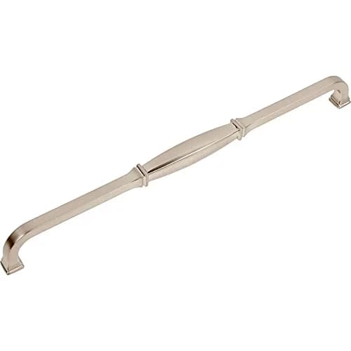 Jeffrey Alexander 305 mm Center-to-Center Satin Nickel Audrey Cabinet Pull | Transitional Style thumbnail 6