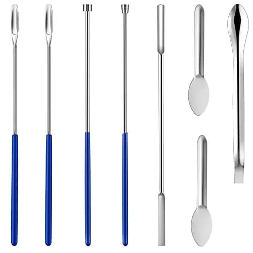 LANDNEOO Gel Lab Supply Kit 8 Piece | Micro Tiny Spoon, Filling Tray & Tamper Tool for Lab & Home Use thumbnail 2