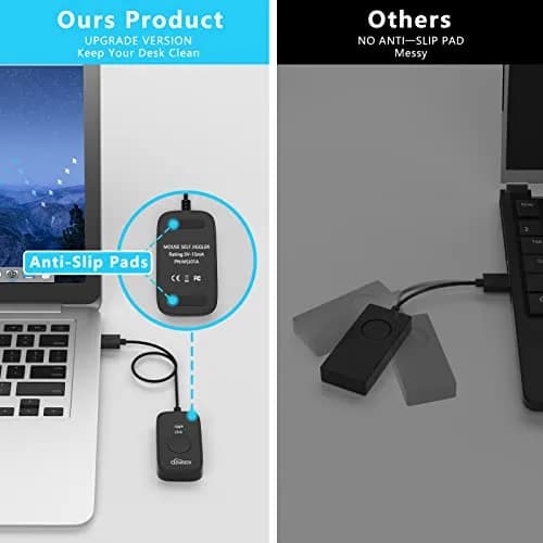 Cloudeck Mouse Jiggler M1-Black | Prevents PC Sleep & Auto Clicks thumbnail 7