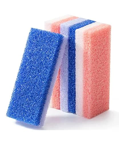 Slick Solutions Natural Pumice Stone Foot Callus Remover, 4 Count | Exfoliates Rough Skin thumbnail 1