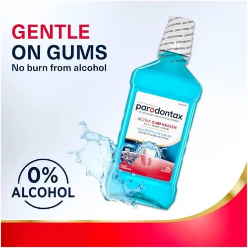 Parodontax Active Gum Health Mouthwash, 3x16.9 Fl Oz | Antibacterial, Antigingivitis, Mint thumbnail 7
