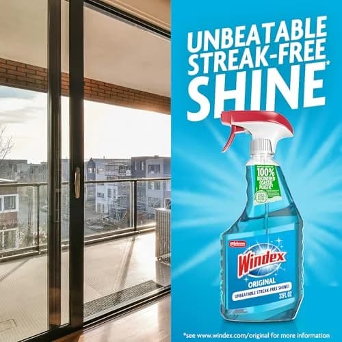 Windex Original Blue Glass Cleaner Refill 2.84 L (96 Fl Oz) | Streak-Free Shine for Windows & Surfaces thumbnail 6