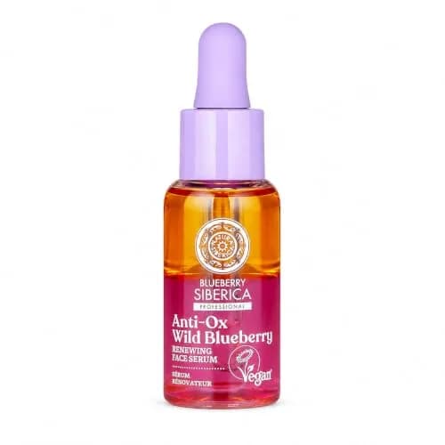 Natura Siberica Natural Anti-OX Wild Blueberry Renewing Face Serum 30ml (1 fl oz) | Antioxidant Power for Radiant Skin thumbnail 1
