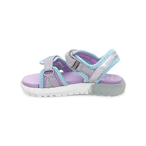 Stride Rite 360 Girls Sevita Light Up Sandal, Iridescent, 7 Toddler | Breathable, Washable & Slip-Resistant thumbnail 5