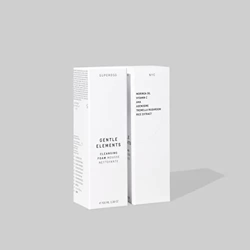 SUPEREGG Gentle Elements Cleansing Foam 100ml (3.4 Fl Oz) | Foaming Cream Cleanser with Vitamin C & AHA thumbnail 2