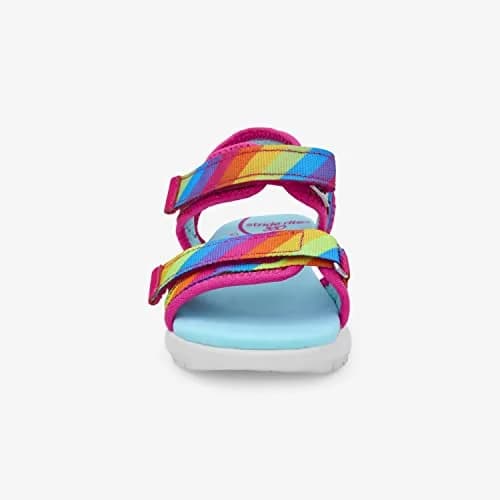 Stride Rite 360 Girls Sevita Light Up Sandal, Rainbow, 9 Toddler | Breathable, Washable Summer Shoe thumbnail 7
