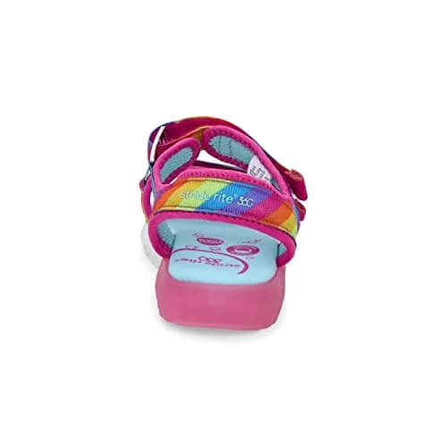 Stride Rite 360 Girls Sevita Light Up Sandal, Rainbow, 9 Toddler | Breathable, Washable Summer Shoe thumbnail 2