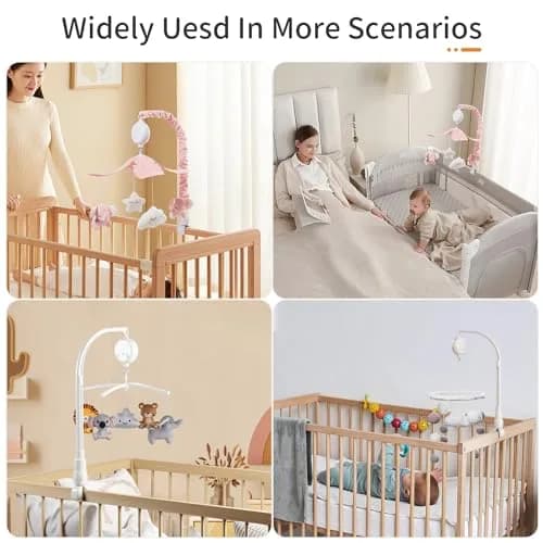 FEISIKE Crib Mobile Motor with 3 Modes & 35 Lullabies | Battery Operated, Auto-Off Timer thumbnail 7