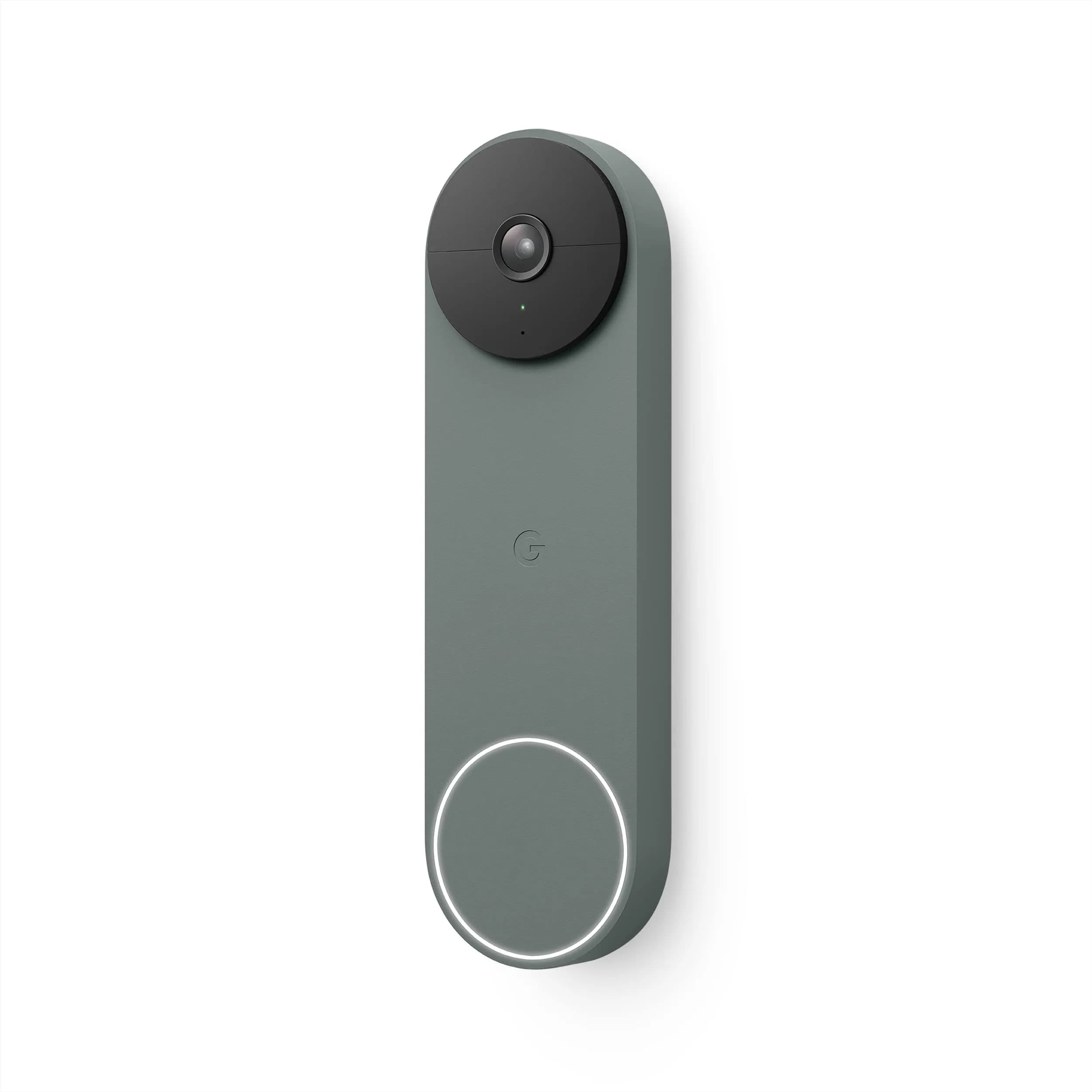 Google Nest Doorbell (Battery) - Ivy | Smart Video Doorbell with Night Vision & HDR