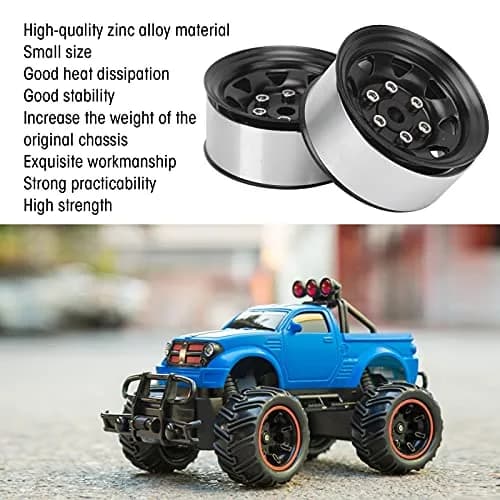 VGEBY Beadlock RC Crawler Rims 1.55 Inch Black | High Performance & Durable (70-120 chars) thumbnail 3