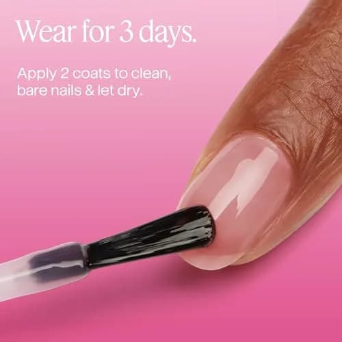essie Hard To Resist Nail Strengthener Glow & Shine Pink Tint 13.5ml (0.46 fl oz) | Vegan Formula for Stronger, Less Brittle Nails thumbnail 5