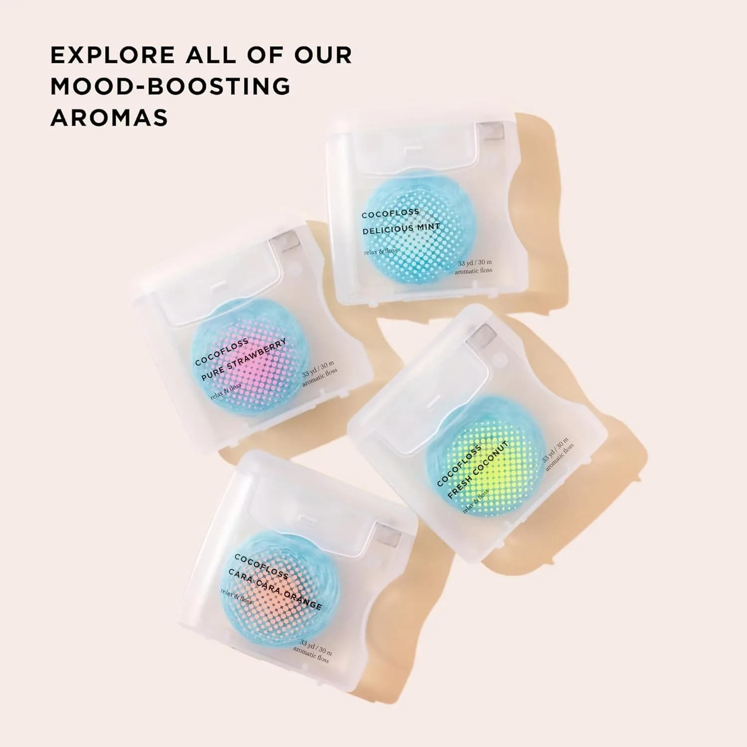 Cocolab Expanding Woven Dental Floss 1 Pack | Vegan Coconut Oil Infused Floss - view 8