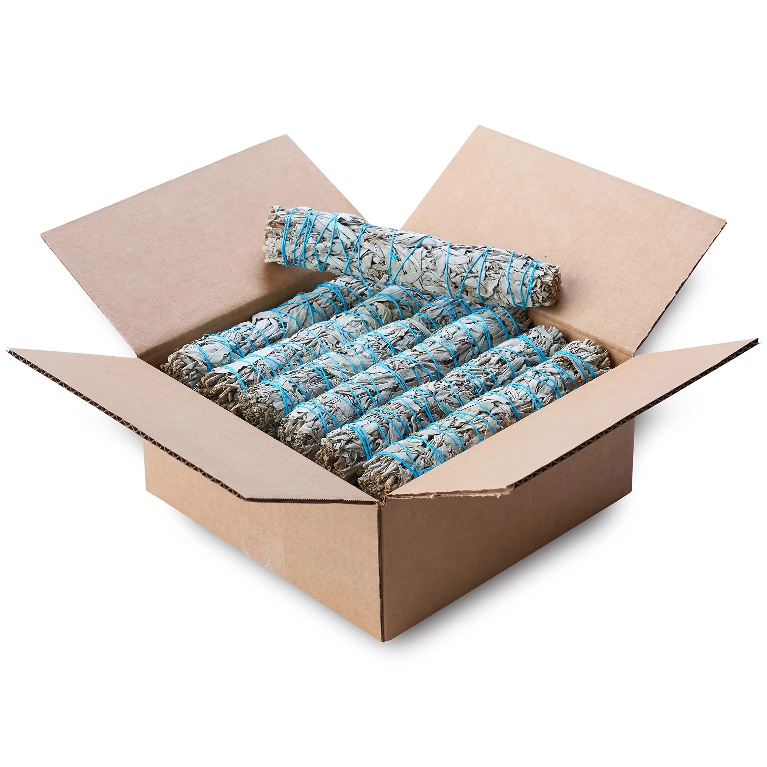 BLUE RIVER SAGE White Sage Smudge Sticks, 9 Inch, 24 Bundles | Sustainably Harvested for Cleansing & Spiritual Rituals — Natural