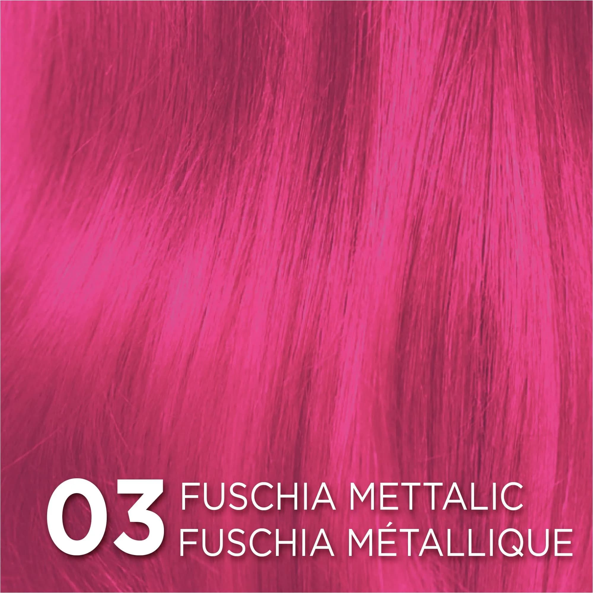 L'Oreal Paris Colorista Semi Permanent Hair Color - Metallic Pink | For Bleached or Blonde Hair - view 2