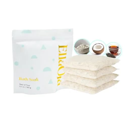 ELLAOLA Oatmeal Bath Soak for Babies & Kids - Fragrance-Free, 4 Bath Tea Soaks | Supports Dry, Itchy Skin thumbnail 1