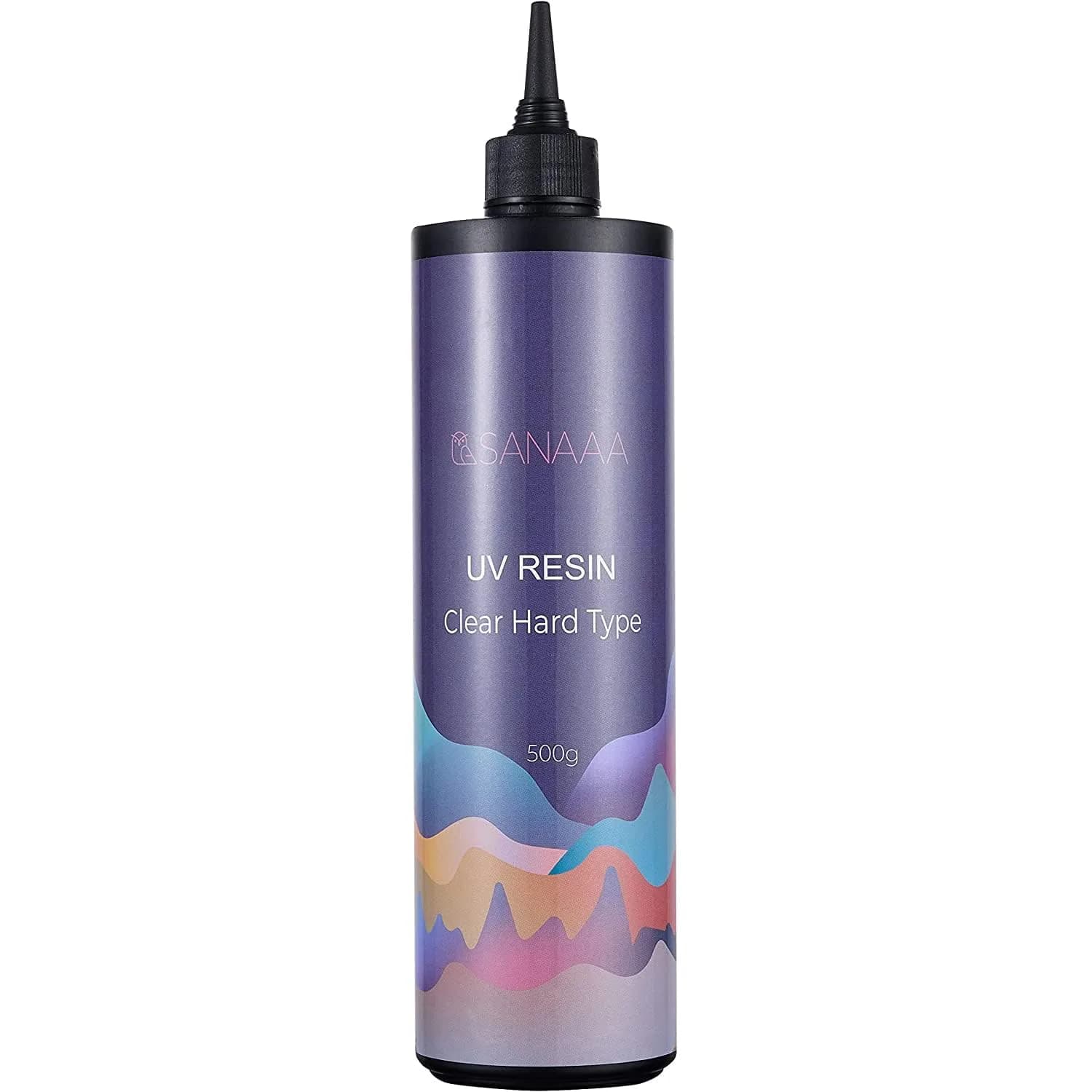SANAAA Clear Hard Type UV Resin 500g (17.6 oz) | Non-Toxic, Fast-Curing for DIY Jewelry & Crafts - main product image