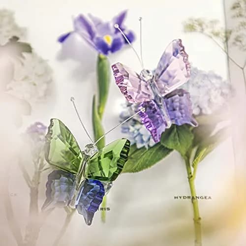H&D HYALINE & DORA K9 Crystal Flying Butterfly Figurine Set 4.4cm (1.76in) | Handcrafted for Elegant Home Décor thumbnail 7