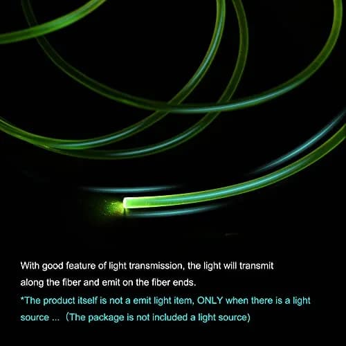 MECCANIXITY PMMA Side Glow Fiber Optic Cable 2mm x 1m | Creates Beautiful Lighting Atmosphere thumbnail 4
