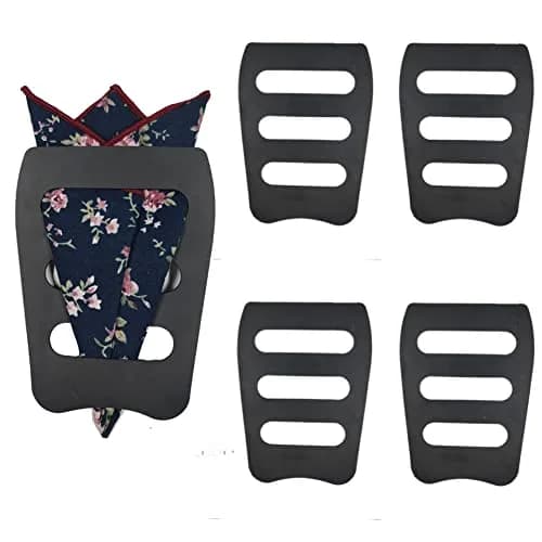 Luckyvestir Pocket Squares Holder 5 Pack | Keeps Pocket Squares in Place All Day thumbnail 1