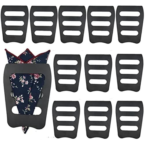 Luckyvestir Pocket Square Holder 12-Pack | Keeps Pocket Squares in Place All Day thumbnail 1