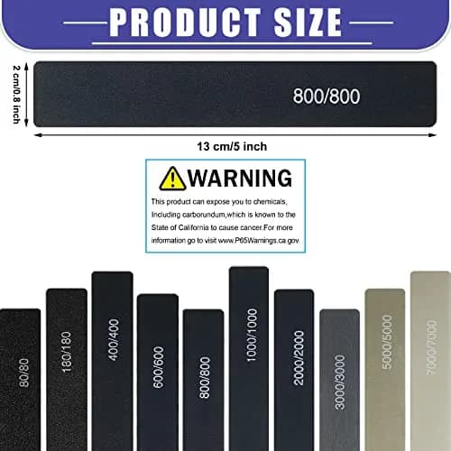 Honoson Sanding Sticks Model, Low Grits Rating, Classic Style | Double-Sided, Flexible, 30 Pieces thumbnail 2