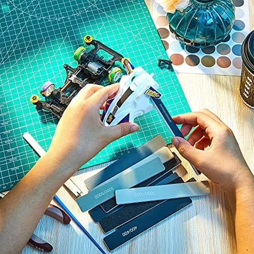 Honoson Sanding Sticks Model, Low Grits Rating, Classic Style | Double-Sided, Flexible, 30 Pieces thumbnail 3