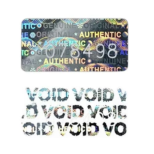 TLK&FBB Tamper Proof Stickers Hologram Labels 2cm x 1cm (0.8x0.4 inch) | Sequential Serial Numbering thumbnail 1