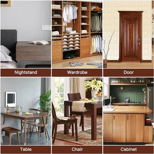 SEISSO Wood Furniture Repair Kit 17-Piece Set | Fix Scratches, Dents, and Cracks on Wood thumbnail 6