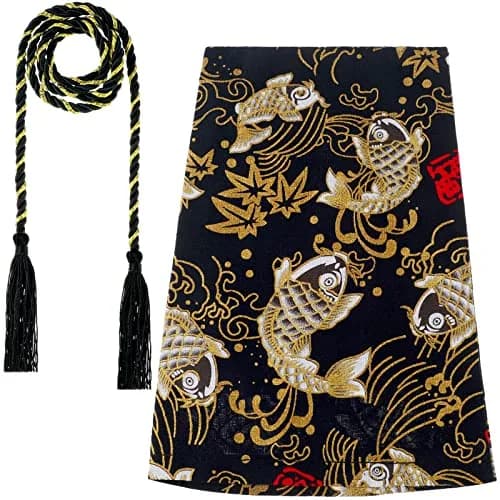 Frienda Koi Fish JDM Ancient Japanese Antiquity Element Car Shift Knob Cover with Rope, 20cm (7.87 inch) | Universal Fit for Trucks thumbnail 1