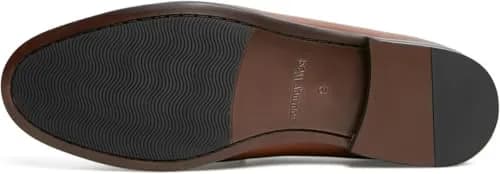 Journey West Mens Dress Shoes Slip on Penny Loafers Tan 12 | Classic Leather Formal Footwear thumbnail 6