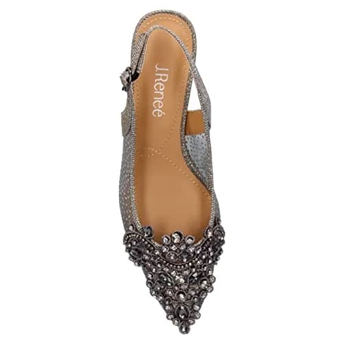 J.Reneé Strovanni Pump Shoe 13 US | Elegant Floral Mesh with Cushioned Comfort (120 chars) thumbnail 5