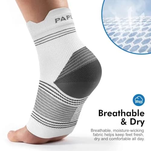 PAPLUS Compression Socks with Arch Support for Plantar Fasciitis, 6 Pairs (Large) thumbnail 6