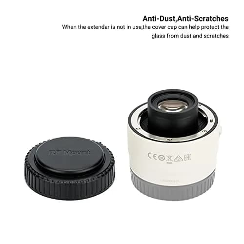 JJC RF Mount Extender Cap Cover for Canon RF1.4X & RF2x Lenses | Dust & Scratch Protection (70-120 chars) thumbnail 4