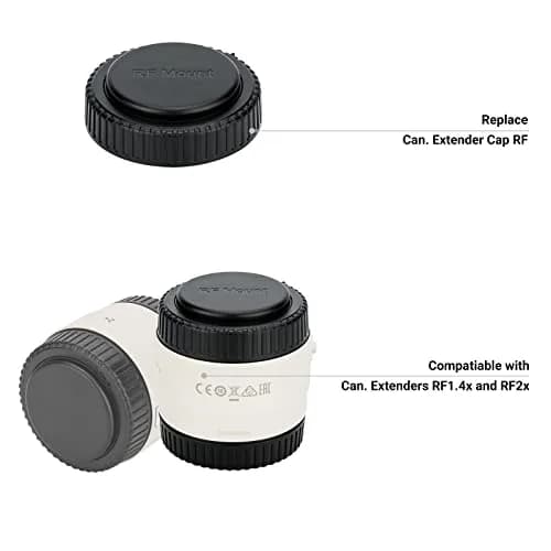 JJC RF Mount Extender Cap Cover for Canon RF1.4X & RF2x Lenses | Dust & Scratch Protection (70-120 chars) thumbnail 2